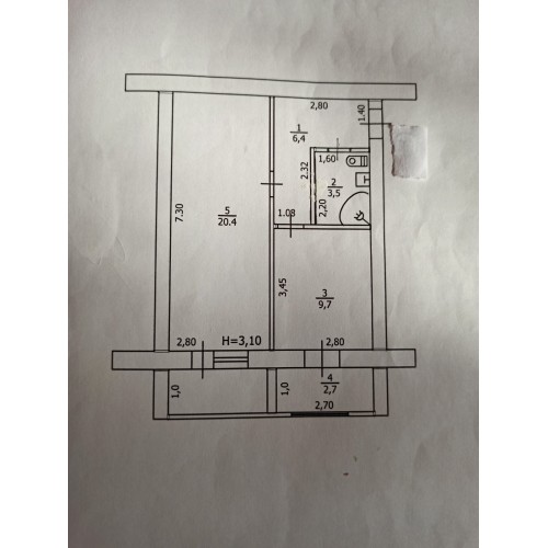 Продам 1 к.кв в Чугуеве, рн Налоговой